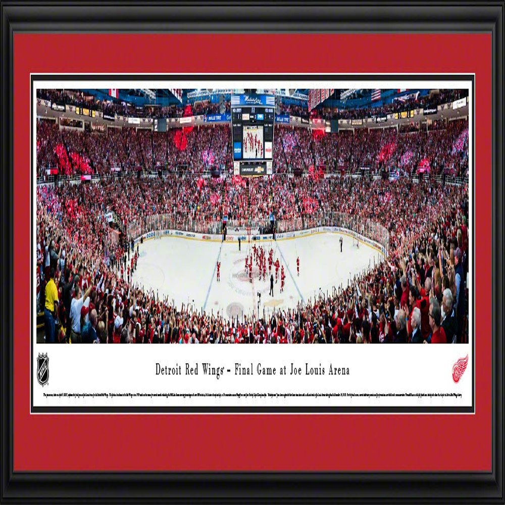 Blakeway Worldwide Panoramas Detroit Red Wings Final Game at The Joe 44x18-inch Panoramic Framed Picture