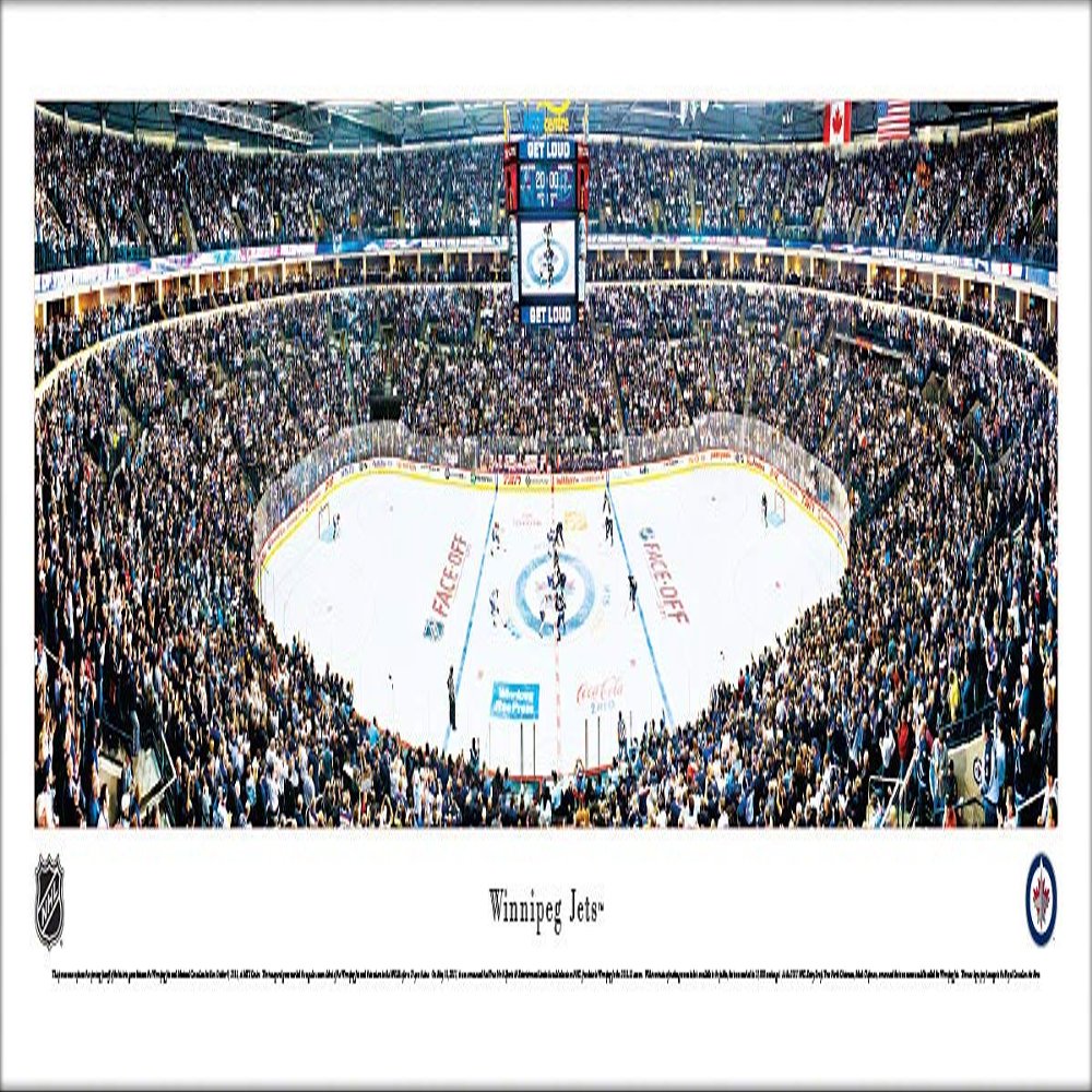 Blakeway Worldwide Panoramas, Inc. Winnipeg Jets - 40.x13.5-inch Panoramic Poster