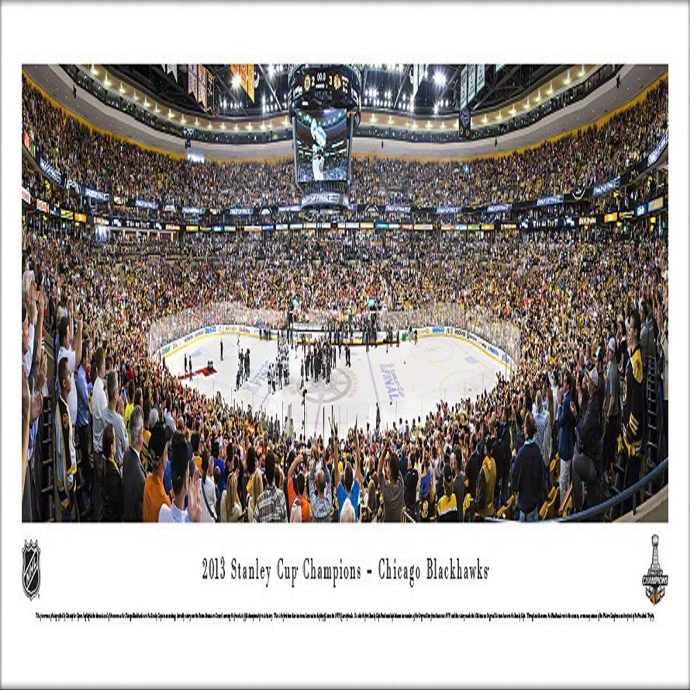 Blakeway Worldwide Panoramas, Inc. 2013 Stanley Cup Champions - Chicago Blackhawks - 40.x13.5-inch Panoramic Poster