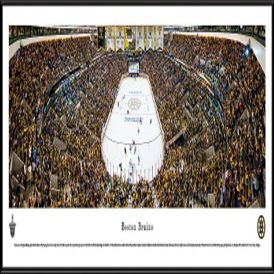 Boston Bruins - 40.25x13.75-inch Panoramic Standard Framed Picture