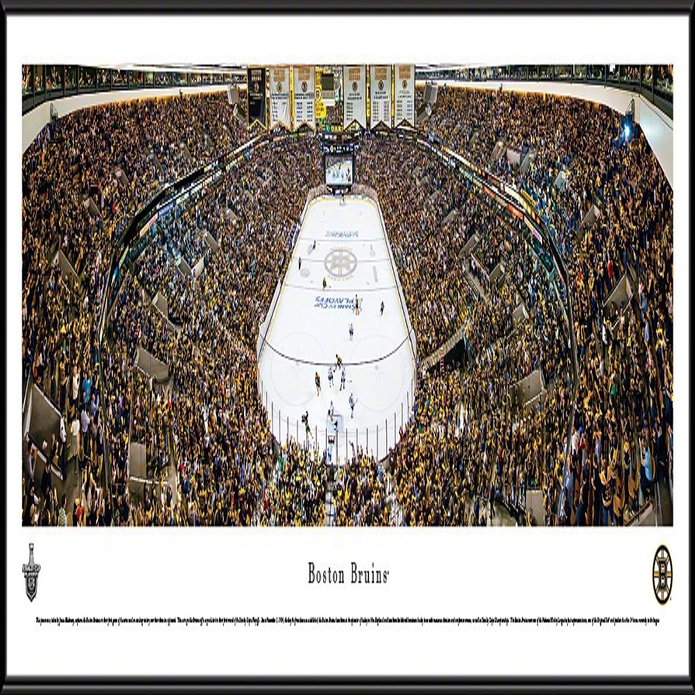 Boston Bruins - 40.25x13.75-inch Panoramic Standard Framed Picture