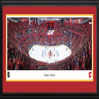 Calgary Flames - 44X18-inch Panoramic Deluxe Framed Picture
