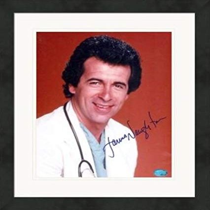 Autograph Warehouse 517175 8 x 10 in. James Naughton Autographed Matted & Framed Photo - Actor44; as Doctor