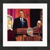 Autograph Warehouse 559772 8 x 10 in. Bill Self Autographed Matted & Framed Photo - Kansas Jayhawks, National Champions, Coach No.12 view 1