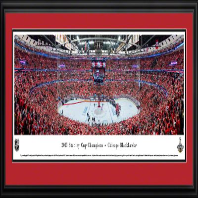 2015 Stanley Cup Champions - Chicago Blackhawks - 44X18-inch Panoramic Deluxe Framed Picture