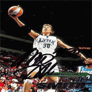 Autograph Warehouse 527773 Katie Smith Autographed Basketball Card - Minnesota Lynx 2001 Fleer Ultra No.19