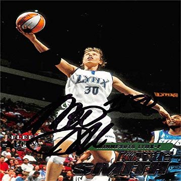 Autograph Warehouse 527773 Katie Smith Autographed Basketball Card - Minnesota Lynx 2001 Fleer Ultra No.19