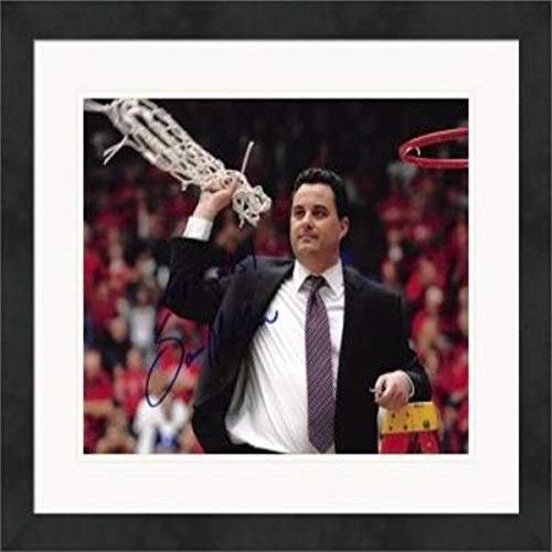 Autograph Warehouse 559775 8 x 10 in. Sean Miller Autographed Matted & Framed Photo - Arizona Wildcats Coach No.1