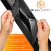 Premium Hip Thrust Pad and Squat Pad - Non-Slip Barbell Pad Stays in Place Secure, Bar Pad for Comfortable Squats Lunges Glute Bridges, Built-In Safety Straps, Reinforced PU Leather Cover - Olympic Bar and Smithmachine view 4