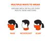Ergodyne N-Ferno 6962 FR Neck Gaiter, NFPA 70E/ NFPA 2112, Black view 4