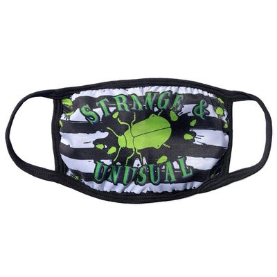 kreepsville 666 Fashion Face Mask Costume Vanity Covering (Strange & Unusual Beetle) Black