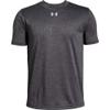 Under Armour Locker Tee Short-sleeve T-shirt, Carbon Heather (090)/ Metallic Silver, Youth X-Large view 1