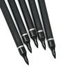 MILAEM 12 Pack 30 inch Carbon Arrow Shaft Spine 500 Carbon Practice Hunting Arrow Fletched 5 Inch Turkey Feather with Removable Tips (Arrow and broadheads) view 4