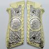 Custom Taurus Grips PT-99 PT-92 PT-100 PT-101 Metal Gold Nickel PT Screws view 1