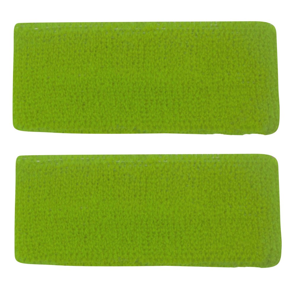 Top Headwear Terry Cotton Headband (2-Pack) - Lime Green