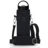 Made Easy Kit Neoprene Water Bottle Carrier Holder with Adjustable Shoulder Strap for Insulating & Carrying Water Container Canteen Flask Available in 5 Sizes (Black, M (16oz-22oz)) view 1