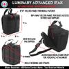 Luminary Advanced IFAK Stocked MOLLE Rip-Away Trauma Hemorrhage Control First Aid Kit with Headrest Mount Quick Release Panel Emergency Pack (Tactical Black) view 2