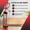 Nordic Lifting Mini Stepper & Stair Climber  Red  Compact Fitness Stepper w/Resistance Bands, LCD Monitor, 330LB Weight Limit  Home Leg & Thigh Workout Machine view 4
