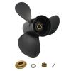 Captain Aluminum Outboard Propeller Fit Tohatsu Engines 25-30HP 10 Tooth Spline RH (9.6x13) view 1