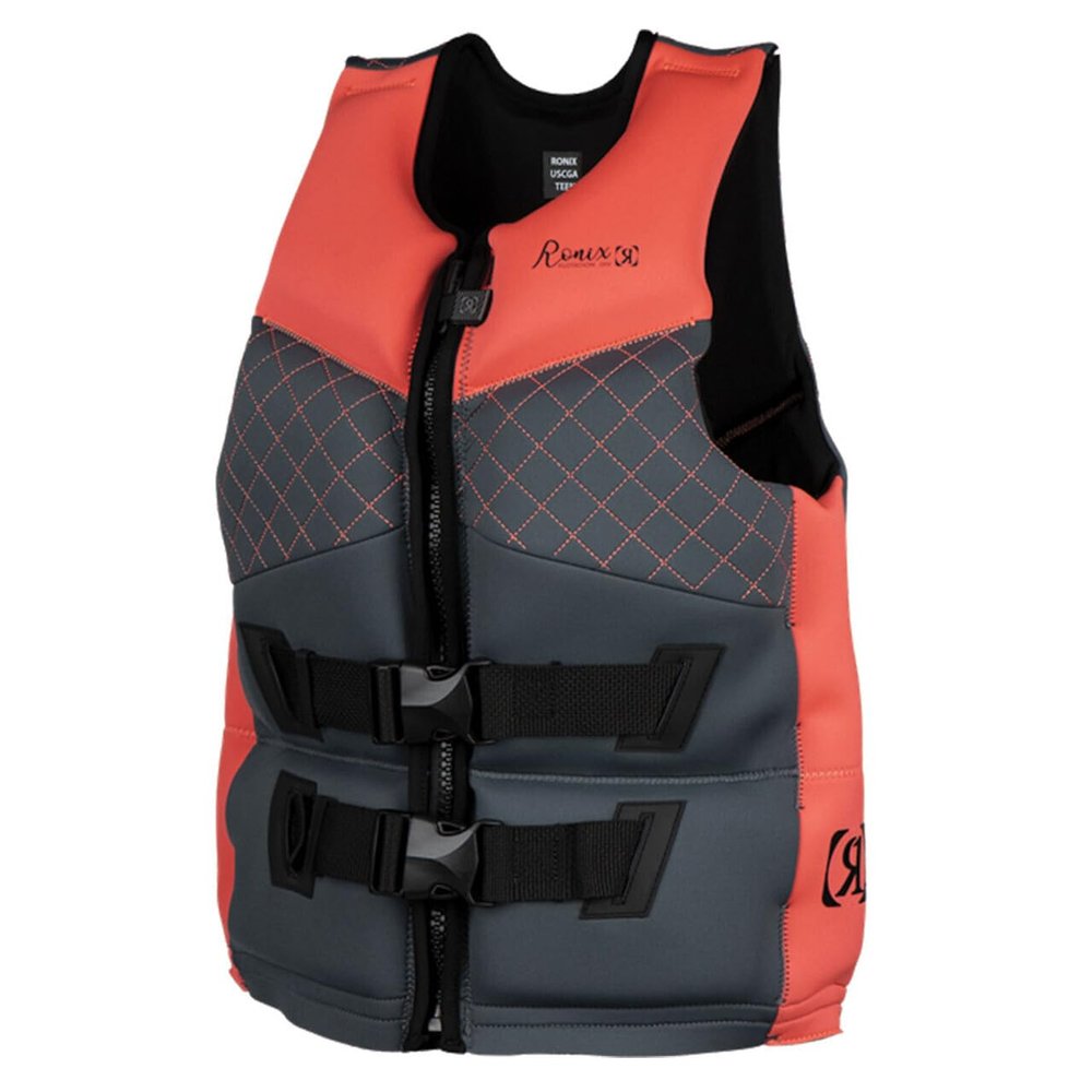 Ronix Prom Queen Capella 3.0 US/CA CGA Life Vest, Coral, Teen (75-125lbs)