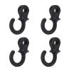4Pcs Monkey Tail s, Bow Stabilizer Bow Vibration Damper for Bows Rubber Shock Absorber(Black)