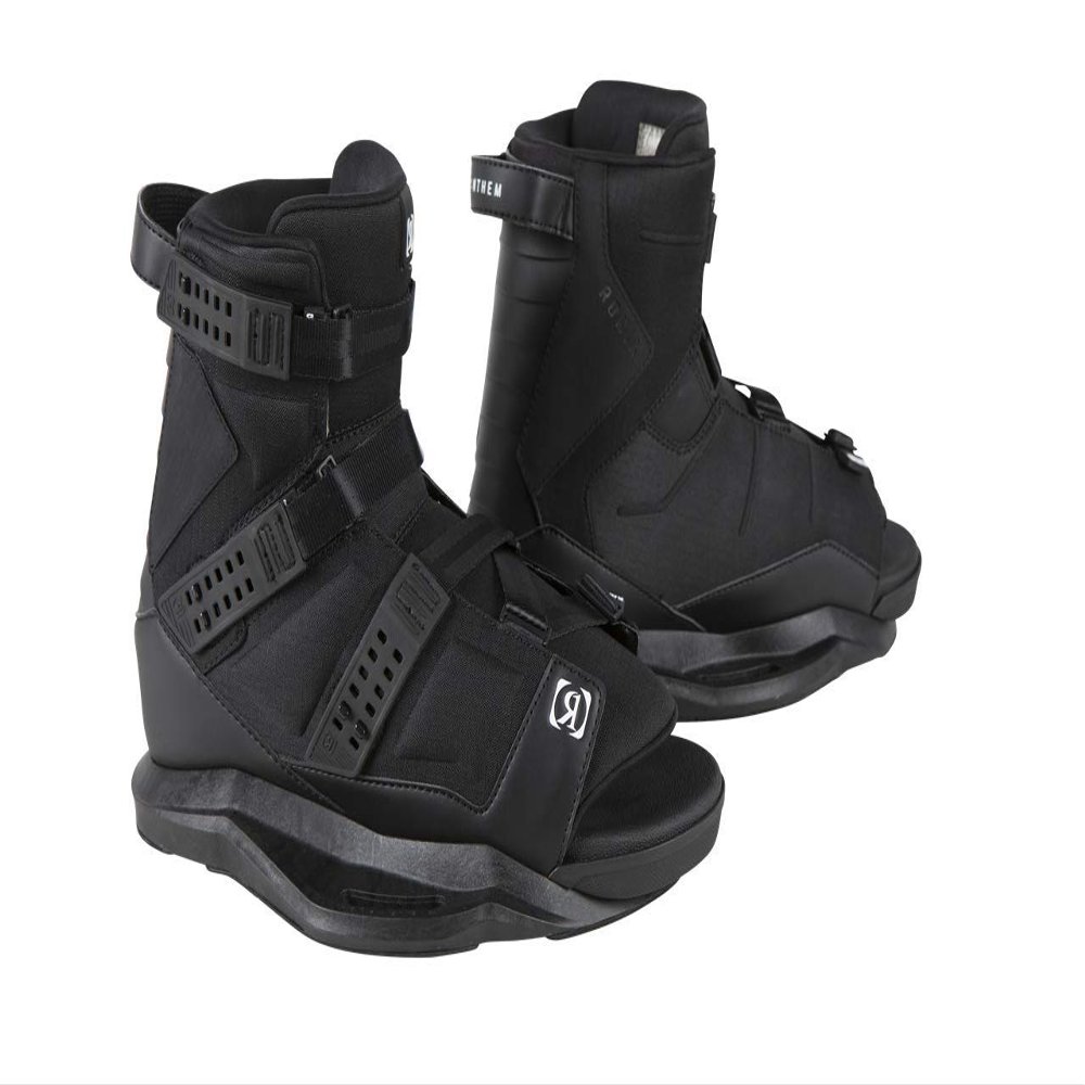 Ronix Anthem Stage 2 Wakeboard Boots, Black, 5-8.5