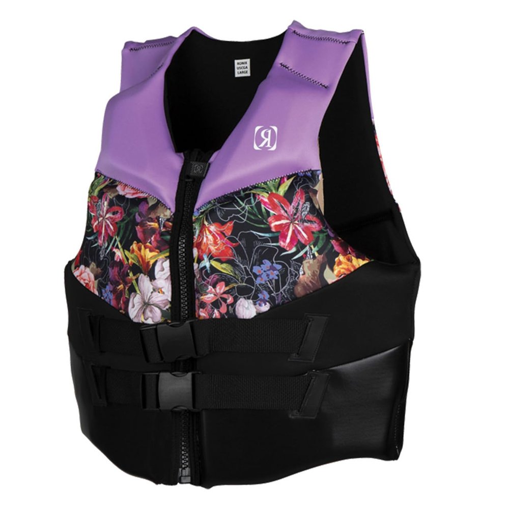 Ronix Daydream Women's CGA Life Vest, Lavender/Floral, Medium