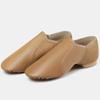 Dynadans PU Leather Jazz Shoe Slip On Dance Shoes with Arch Insert for Girls and Boys (Toddler/Little Kid/Big Kid)-Brown-7.5M-Toddler view 3