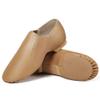 Dynadans PU Leather Jazz Shoe Slip On Dance Shoes with Arch Insert for Girls and Boys (Toddler/Little Kid/Big Kid)-Brown-13.5M-Little Kid view 1