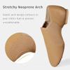 Dynadans PU Leather Jazz Shoe Slip On Dance Shoes with Arch Insert for Girls and Boys (Toddler/Little Kid/Big Kid)-Brown-13.5M-Little Kid view 4