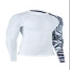 HUGE SPORTS Wildling Series UV Protection Quick Dry Compression Rash Guard(White Tiger,3XL) view 3