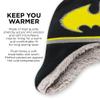 DC Comics Boys Winter Accessory Hat And Mittens Set, Batman Toddler Beanie For Ages 2-4, Black/Yellow view 4