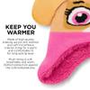 Nickelodeon Girls Winter Hat And Mittens Set, Paw Patrol's Marshall, Chase and Skye Toddler Beanie For Ages 2-4, Pink view 4