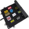 AOUTACC Tactical Military Patch Holder Board Hook & Loop Morale Patch Panel, Tactical Patch Display Panel with Straps for Military Army Uniform Hook and Loop Badges (60x45cm, Black) view 1
