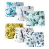 Family Feeling 6 Packs Big Boys' Cotton Boxer Brief Underwear Size 8 view 1