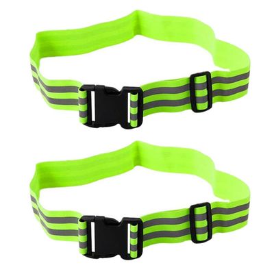 BESPORTBLE Adjustable Reflective Belt Straps Safety Straps Reflective Tape for Men and Women