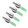4 Pcs LED Bike Wheel Light Bike Wheel Tire Valve Cap Flashlight Lamp LED Valve Cap Light for Car (Green) view 1