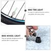 4 Pcs LED Bike Wheel Light Bike Wheel Tire Valve Cap Flashlight Lamp LED Valve Cap Light for Car (Green) view 3