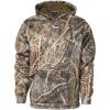 Banded Men's Atchafalaya Pullover | Q.W.A.S. Windproof Soft-Shell Hunting Hoodie with Coral Fleece Lining & Tri-Adjust Hood, Habitat, 3X-Large view 1