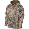 Banded Men's Atchafalaya Pullover | Q.W.A.S. Windproof Soft-Shell Hunting Hoodie with Coral Fleece Lining & Tri-Adjust Hood, Habitat, XX-Large view 2