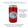 4 Pack | Holiday Ain't No Laws Slim Can Neoprene Cooler| Perfect for 12oz Slim Can White Claws (Holiday- Red/Green/Black/Silver) view 3