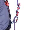 Menolana Climbing Rack Descender Long Rappelling Descending Stop Device Rack, Red view 2