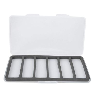 Fly Fishing Storage Box,6 Grid Fly Fishing Tackle Trays Box Fishing Tools and Accessories