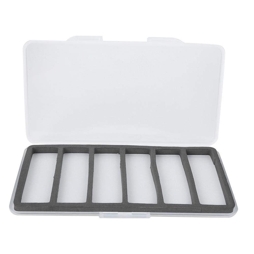 Fly Fishing Storage Box,6 Grid Fly Fishing Tackle Trays Box Fishing Tools and Accessories