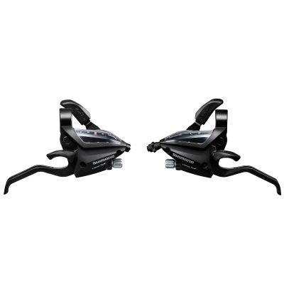 Shimano Altus ST-EF500 EZ fire Plus STI Set, 2-Finger Lever, 2 x 7-Speed, Black