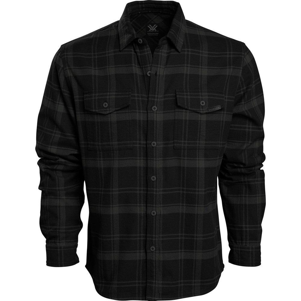 Vortex Optics Timber Rush Flannel Shirt - Black - XX-Large