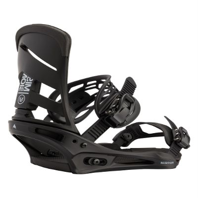 Burton Men's Mission Re:Flex Snowboard Bindings, Small, Black