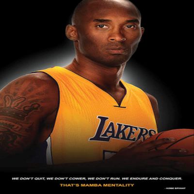 Buyartforless Kobe Bryant Mamba Mentality 36x24 Sports Art Print Poster Basketball