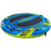 OBrien X-Scream Towable Tube 4 Rider Inflatable Boat Tube for Water Sports, Durable Nylon Cover, Quick Connect Tow Hook, 96 Round Design view 3