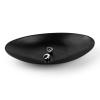 AUEAR, A5 Melamine Trinket Dish Decorative Jewelry Tray Ring Holder Organizer for Keys Food Safe Dishware Black (Ship) view 1
